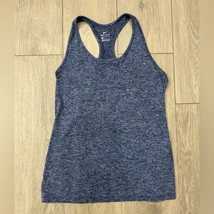 Nike Dri-FIT Heathered Blue Tank